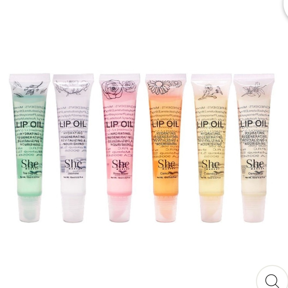 She Makeup- Lip Oil - Rose Flower NWOT